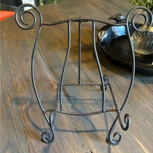 Decorative Black Metal Easel